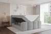ALTDECOR Boxspringbett mit Fußteil - H4 Matratze und Topper Produktbild-Vorschau 3