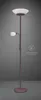 A floor lamp with a reading light, set against a plain gray background. Produktbild-Vorschau