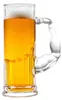 A beer mug with a unique handle shaped like a muscular arm, filled with golden beer and topped with foam. Produktbild-Vorschau