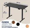 CASARIA® Höhenverstellbarer Schreibtisch elektrisch 120 x Produktbild-Vorschau 2