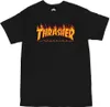 Thrasher Flame Kurzarm-t-shirt Orange M Herren Orange M Produktbild-Vorschau 3