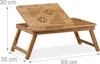 Relaxdays, Natur Höhenverstellbarer Laptoptisch fürs Bett, Produktbild-Vorschau 13