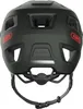 The back view of a dark green bicycle helmet. Náhľad obrázku produktu