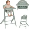 Chaise haute Lionelo Beny avec harnais 3 points, plateau et Voir les images du produit 1