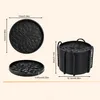 Glasuntersetzer Silikon 10er Set mit Halter, schwarz, Produktbild-Vorschau 7