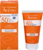 A product shot of an Avène sunscreen box and tube. Náhled obrázku produktu