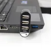O39 USB 2.0 Hub – 3-Port USB Verteiler Adapter, 180° Produktbild-Vorschau 2