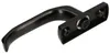 A black door handle with a short shield and square fitting for a profile cylinder, shown against a white background. Náhled obrázku produktu