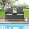 SVITA CHICAGO Rattan-Bank Garten-Bank Lounge Sitzecke Produktbild-Vorschau 2