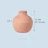 Relaxdays Ollas, sada 3 ks, 800 ml, hliněné, zavlažování u Náhled obrázku produktu 4