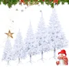 XINZI 240cm Künstlicher Weihnachtsbaum Weiß PVC – Schwer Produktbild-Vorschau 1
