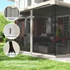Outsunny Moskitonetz für 3x3 Pavillon 4 Seitenteile Produktbild-Vorschau 4