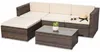 Mucola Gartenmöbel 5tlg. Gartenlounge Sitzgruppe Gartenset Produktbild-Vorschau 2
