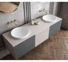 Sapho inbouw wastafel, keramiek, diameter 43 cm, wit Productafbeelding-voorbeeld 2