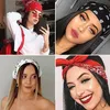 3er Set Bandana Kopftuch Damen und Herren Rot, Weiß, Produktbild-Vorschau 5