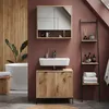 Vanity unit  Vicco Eliza Dub Viking 70 x 63 cm se 2 dveřmi, Náhled obrázku produktu 4