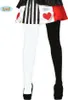 Karneval Dual Tone Strumpfhose Bicolore World Book Day Produktbild-Vorschau 1