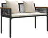 vidaXL Bank Outdoor 2 -Seater 117 x 54 x 74,5 cm Produktbild-Vorschau 1