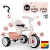 Smoby - Be Move Rosé - Kinderdreirad mit Schubstange, Sitz Produktbild-Vorschau 2