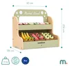 Mamabrum Holz Kaufladen Kinder Marktstand 2-stöckig – Produktbild-Vorschau 6