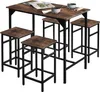 TecTake 404306, Holz, 4 Sitz(e) Produktbild-Vorschau 1