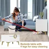 Table de nuit hauteur 57cm table d'appoint avec 2 tiroirs 1 Voir les images du produit 5