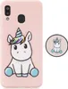 Für Samsung A30 A20 TPU Full Cover Cartoon Muster Solid Produktbild-Vorschau 1