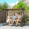 Outsunny Hollywoodschaukel, 3-Sitzer Gartenschaukel mit Produktbild-Vorschau 2