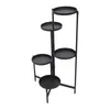 Étagère pour plantes Noir 5 étages Support pour plantes Voir les images du produit 1