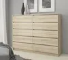 Kommode AKORD K140 Sonoma-Eiche 138 cm 10 Schubladen B138 x Produktbild-Vorschau 6
