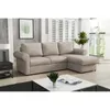 A modern living room scene featuring a beige sectional sofa. Náhled obrázku produktu