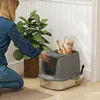 PawHut Edelstahl Katzentoilette, geschlossen, mit Produktbild-Vorschau 8
