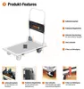 Meister Plattformwagen Bis 150 kg Tragkraft Transporthilfe Produktbild-Vorschau 3
