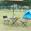 Klapptisch ‘Mark’ quadratisch 78 x 78 x 74 cm Rattanoptik, Produktbild-Vorschau 2