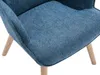 VATELY Sessel aus blauem Stoff Produktbild-Vorschau 5