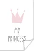 MuchoWow® Poster Illustration mit dem Zitat "My princess" Produktbild-Vorschau 1