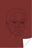 MuchoWow® Poster Frau - Linienkunst - Minimalismus 80x120 Produktbild-Vorschau 1