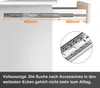 SWANEW Guide per cassetti Guide per cassetti con cuscinetti Anteprima dell’immagine prodotto 3