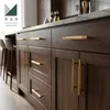 Möbelgriff aus Aluminium mit mattem Finish, goldfarben, 320 Produktbild-Vorschau 7
