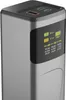 A close-up, angled view of a gray power bank with a digital display showing charging information. Produktbild-Vorschau