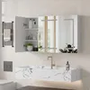 UnboxG Badspiegel, LED, verstellbare Glasböden, 100,4 × 60 Produktbild-Vorschau 9