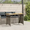 An outdoor patio scene with a rattan table and sofa set. Náhled obrázku produktu