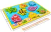 Angelspiel Holz Magnet Fische Früherziehung Magnetic Angeln Produktbild-Vorschau 2
