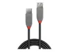 LINDY USB 2.0 Verlängerung Typ A/A Anthra Line M/F 1m Produktbild-Vorschau 2
