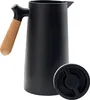 Thermos 1 L Isolierkanne Thermoskanne Glaskolbe Schwarz Produktbild-Vorschau 9