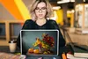 MuchoWow® Laptop Aufkleber Sticker Cover Korb - Kürbis - Produktbild-Vorschau 5