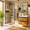 Waschtischunterschrank 60 cm mit Waschbecken 2 Schubladen Produktbild-Vorschau 2