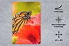 MuchoWow® Mauspad Mousepad Blumen - Schmetterlinge - Produktbild-Vorschau 2