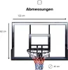 Pegasi Basketballbrett School 122x82cm Produktbild-Vorschau 3