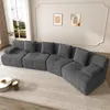 Merax Modulares Sofa 4-Sitzer aus Cordstoff, 4 frei Produktbild-Vorschau 4